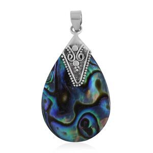 Abalone Shell Pendant in Sterling Silver